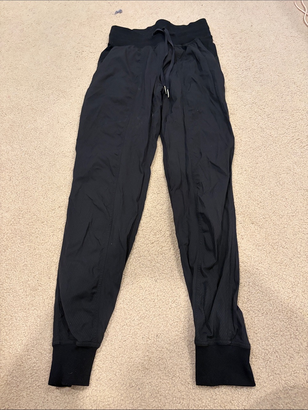 lululemon athletica Black Track Jogger Pants